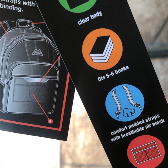 Transparent Pink Backpack - Picture 4 of 4